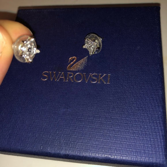 Swarovski crystal earrings - Picture 3 of 5